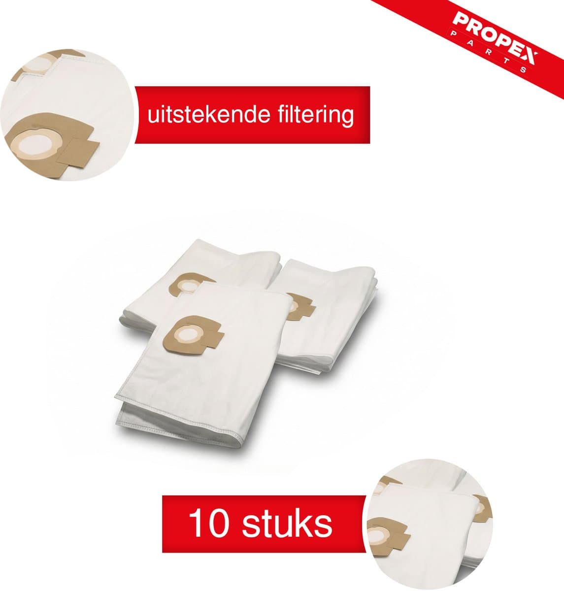 Stofzuigerzakken geschikt voor Makita – 10 stuks — afbeelding 1