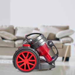 Nexvo® Steelstofzuiger met snoer - Steelstofzuiger - Stofzuiger - Grijs/Rood - ‎35cm x 27cm x 41cm — thumbnail 5