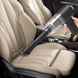 Mini draadloze autostofzuiger - Krachtige handstofzuiger - Draagbaar, oplaadbaar via USB - Geschikt voor het reinigen van het interieur van de auto, bureaus, toetsenborden en banken — thumbnail 2