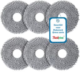 RedPine Wasbare Dweildoeken geschikt voor Roborock Qrevo serie dweilpads vervanging — thumbnail 1