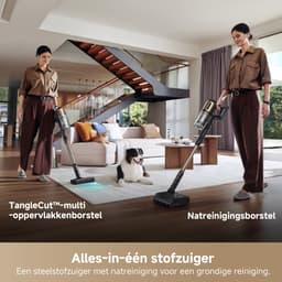 Dreame Z30 Pro Aqua Steelstofzuiger | Nat & Droog | 28.000Pa | Zelfreinigend | TangleCut | 90° Buigbare — thumbnail 5