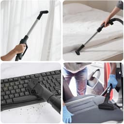 Universeel stofzuigermondstuk 32 mm – Borstel voor meubels, kierenzuigmond voor auto's, dierenharen en auto-interieur, set van 7 stofzuigeraccessoires, multifunctionele stofzuigerborstels — thumbnail 5