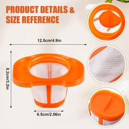 3 stuks Stofzuigerfilters - Filter - Geschikt voor Black & Decker BHHV520BT/BHHV520BFP/BHHV320B/BHHV320J/BHHV520BF/BHHV520JF - Wasbaar - Stof Filter - herbruikbaar - voor Stofzuigen — thumbnail 3