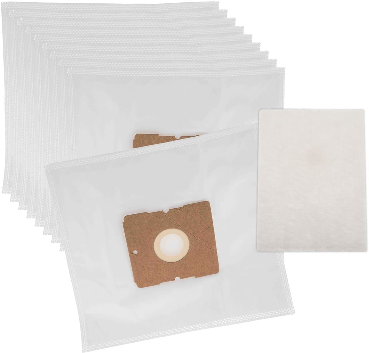 Kleanburg Stofzuigerzakken geschikt voor Koenic KVC 3221 – Microfiber – 10 stuks incl. filter — afbeelding 1