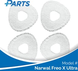 Narwal Freo X Ultra Dweilpads (4 Stuks, Plus.Parts® alternatief voor CP-PJ-A00087-00-00) — thumbnail 1