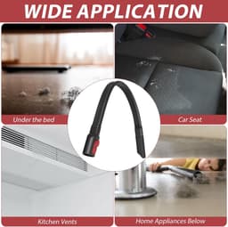 Flexibele Spleetmondstuk - Geschikt voor Dyson V7 V8 V10 V11 V12 V15 Stofzuiger - Extra Lang Plat Mondstuk - 57 cm - Accessoires voor Autostoelen Meubels Moeilijk Bereikbare Hoeken - Met Ontspanningsblokkering — thumbnail 2