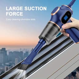 ACEP Draadloze autostofzuiger - Kruimeldief - Auto stofzuiger draadloos - Tapijtreiniger - Handstofzuiger auto - Auto accessoires - Handstofzuiger — thumbnail 5