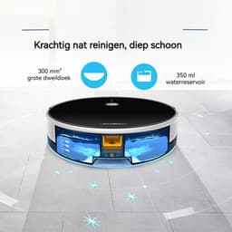 LIECTROUX C30B Robotstofzuiger met dweilfunctie – Slimme navigatie en krachtige zuigkracht — thumbnail 4