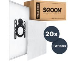SQOON® Stofzuigerzakken- 20 X - Geschikt voor Bosch - Siemens en Bosch Type G All en BBZ41FGALL - SI52