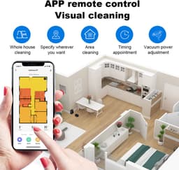 Liectroux G7 Robotstofzuiger met Dweilfunctie – 6500Pa Zuigkracht – Automatische Leegfunctie – LDS Laser Navigatie – Ideaal voor Huisdieren – Slimme Kaartfunctie — thumbnail 5