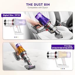 PromoHome Stofzuiger stofreservoir geschikt voor Dyson V11 V15 SV14 SV15 SV17 SV22, onderdeelnr. 970050-01 en onderdeelnr. 965443-01, grote container met HEPA-filter — thumbnail 4