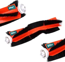 Sillar, Set 2 stofzuigerborstel, rolborstel, hoofdborstel voor robotstofzuiger, geschikt voor Xiaomi Mi Robot Vacuum Cleaner, Mi Roborock, Robot Vacuum Cleaner, vervanging SDZS01RR SDZS03RR SDZS04RR — thumbnail 5