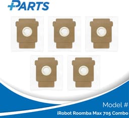 iRobot Roomba Max 705 Combo Stofzakken (5 Stuks, Plus.Parts® alternatief voor 4849916) — thumbnail 1