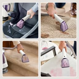 Multifunctionele draagbare tapijtreiniger – Bekledingsreiniger – Diep reinigende shampooier – 12 kPa zuigkracht – 650 W vermogen – Compact ontwerp – Voor tapijt, meubels en auto – Eenvoudig onderhoud – 1400 ml watertank – 1200 ml vuilwatertank — thumbnail 2