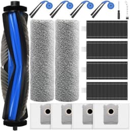 17 stuks accessoires voor Ecovacs Deebot X9 Pro Omni/X11 Pro Omni robotstofzuiger, 4 stofzakken, 4 zijborstels, 4 filters, 1 hoofdborstel, 2 dweilen, 1 reinigingsborstel, 1 schroevendraaier . — thumbnail 2