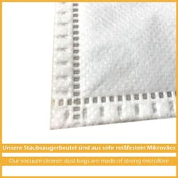Stofzuigerzakken - geschikt voor Nilfisk Power Series P10 P12 P20 P40 Vacuum Cleaner - Vervangende 107407639 128389187 - stofzakken - Wit - 10 stuks — thumbnail 5