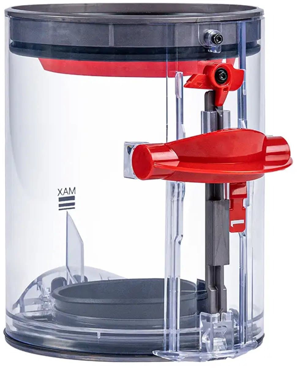 SQOON® Stofreservoir geschikt voor Dyson V10 / SV12 - Gelijk aan model: 969509-02 - Compact formaat 145 mm - Ideale vervanging voor versleten of beschadigde stofopvangbak — afbeelding 1