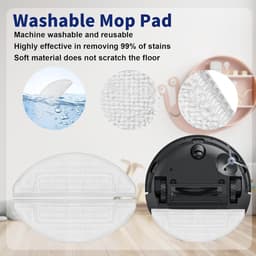 PolkaHome® Accessoireset – geschikt voor Roborock (S5, S5 Max, S6, S6 Pure, S6 MaxV, S50–S55, S60, S65, E4, E5), Xiaowa (E2–E5) en Xiaomi (1, 1S) Onderdelen robotstofzuigers – reserveonderdelen — thumbnail 5
