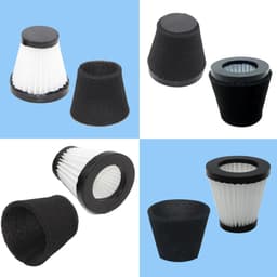 Geschikt voor Dirt Devil Scorpion Model SD20005RED, F117 Adsorptiefilter SD30025B BD22025, Vergelijkbaar onderdeelnummer AD40117 (3 pakketten HEPA-filters en 6 pakketten sponsfilters) — thumbnail 4