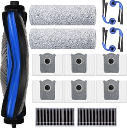 Accessoires Geschikt voor ECOVACS DEEBOT X9 PRO Omni, JKOISL 1*Hoofdrolborstel 6*Stofzakken 4*Zijborstels 2*Filters 2*Dweildoekjes — thumbnail 1