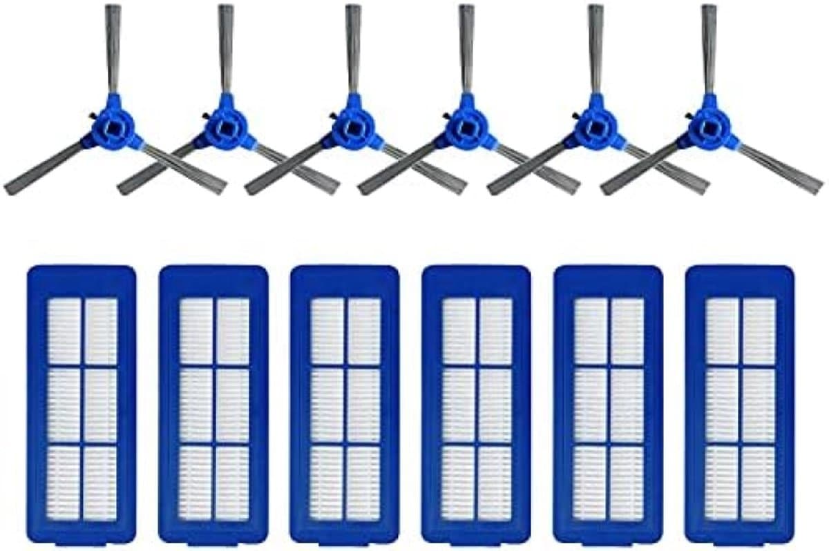 Reservefilter, accessoires, compatibel met Eufy RoboVac 11S Max, 15C Max, 30C Max, G10, G20, G30 robotstofzuiger, 12 stuks — afbeelding 1
