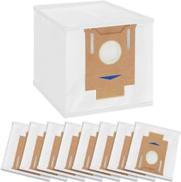 8 stuks stofzuigerzakken, accessoireset gescht voor Ecovacs Deebot N8 + / N8 Pro+ / OZMO T8+/ T8 AIVI+/ T9+ afzuigstation & Yeedi Vac Station Ecovacs stofzak reserveonderdelen. — thumbnail 1