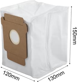 Verpakking van 10 stofzakken voor Roomba 105/Plus 405/Plus 505/Max 705/Combo 2 Essential robotstofzuigers- inhoud 3 liter- smeltgeblazen vezel en niet-geweven stof- geavanceerde filtratie — thumbnail 2