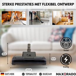 Maxorado v6 turboborstel stofzuigermond - vervangende zuigmond geschikt voor dyson v6 dc33 dc37 dc39 dc41 dc59 dc61 dc62 dc72 dc74 - vloerborstel — thumbnail 3