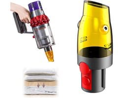 Vacuümszak Adapter Zuigerkop - Geschikt voor Dyson V7 V8 V10 V11 V12 V15 Slim Stofzuigers, Aspireert lucht uit zakken