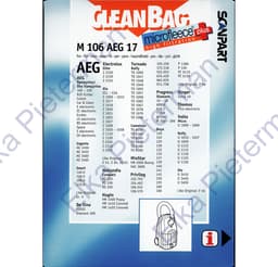 CleanBag stofzuigerzakken 4 stuks - Geschikt voor AEG Ingenio Smart Vampyrino - Gr 5S - Inclusief 1 filter - Alternatief — thumbnail 4