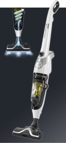 Rowenta Powerline Extreme RH8147 Steelstofzuiger AC Droog Micro Zakloos 0,9 l 750 W Wit, Geel — thumbnail 1