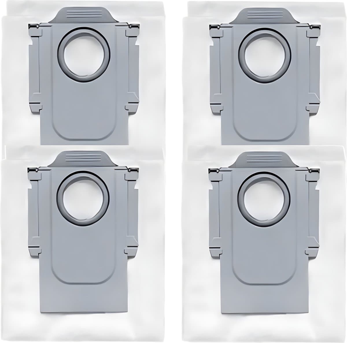4x Stofzuigerzakken geschikt voor Roborock Q Revo / P10 - stofzak vervanging — afbeelding 1