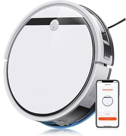 Ilife V3x Robotstofzuiger En Dweilcombo - V 3S Pro Geüpgraded - Compatibel Met Alexa/Google/Wifi - 120 Minuten - 3000Pa - Ideaal Voor Haren Van Huisdieren — thumbnail 1