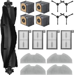 Geschikt voor accessoires voor eufy robotstofzuiger de Eufy Clean X8 Pro - 17-stuks - hoofdborstel - zijborstel - wasbaar filter - doeken - stofzak — thumbnail 1