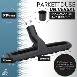 Geschikt voor Siemens, Bosch, AEG, Miele, Philips, Samsung, Dirt Devil, Panasonic - Universele 32-35mm zuigmond - Stofzuiger Accessoire - Universele 32-35mm zuigmond — thumbnail 5