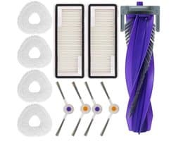 set onderdelen compatibel met stofzuiger Narwal - J4 - Freo X - Ultra - Lite - zijborstels - filters - dweilpads - hoogwaardige vervanging