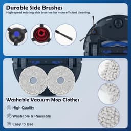 Vervangende accessoires voor de T30S, geschikt voor de ECOVACS DEEBOT T30S / T30S PRO robotstofzuiger — thumbnail 1