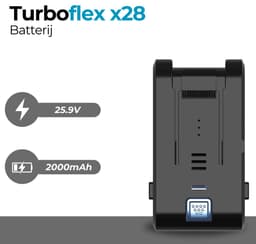 Sanovy Steelstofzuiger Accu - Sanovy Turbo Flex X28 Onderdeel — thumbnail 2