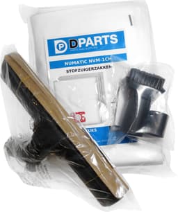 20x Dparts NVM-1CH stofzuigerzakken - 1x parketborstel - 1x plumeau - geschikt voor Numatic - past op elke Henry en Hetty stofzuiger - nr. 604015 Hepa-Flo — thumbnail 3