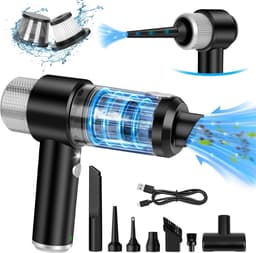 Lexium Kruimeldief snoerloos – Kruimeldief met steel – Nat&Droog – Handstofzuiger – Extreme zuigkracht – Kruimeldief snoerloos – Kruimelzuiger – Jouw ultieme schoonmaakpartner – Kruimelzuiger – Autostofzuiger – Handstofzuiger - Draadloos — thumbnail 1