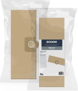 SQOON® Stofzuigerzakken geschikt voor Karcher (Kärcher) WD3 / MV3 / 6.959-130.0 - 5 STUKS — thumbnail 3
