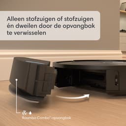 iRobot Roomba Combo j5+ Robotstofzuiger met Dweilfunctie - Objectdetectie en vermijding - Leegstation - Ideaal voor Huisdieren - j5578 — thumbnail 5