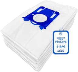 DEGG® - S-BAG Stofzuigerzakken - Geschikt voor Philips S-BAG - Top Kwaliteit - Compatibel met Philips FC8021, AEG GR201S en Electrolux E200S - 6 STUK(S) — thumbnail 1