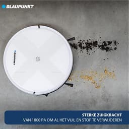 Blaupunkt Bluebot XVAC – Robotstofzuiger met Laadstation - Optie tot Dweilfunctie via los te verkrijgen dweilreservoir – Slimme Navigatie - 2uur lang stofzuigen — thumbnail 2