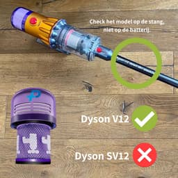 Plus.Parts® Filter geschikt voor Dyson V12 (alternatief voor 971517-01) — thumbnail 3