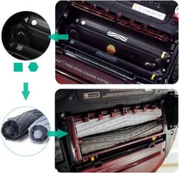 BukkitBow - XL Set Reserve Onderdelen voor Irobot Roomba 800/900 Serie - Luxe Set bestaande uit HEPA Filter / Borstel / Zijborstel - 14 Delige Set — thumbnail 4