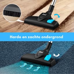 Steelstofzuiger Met Snoer - Handstofzuiger Met Steel - Kruimeldief Best Verkocht - Kruimeldief - Zwart — thumbnail 5