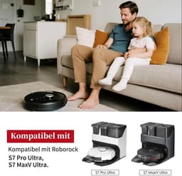 Dailygoods - Hoofdborstelaccessoires voor Roborock S7 - 3 stuks, scheidbare rubberen borstels — thumbnail 2