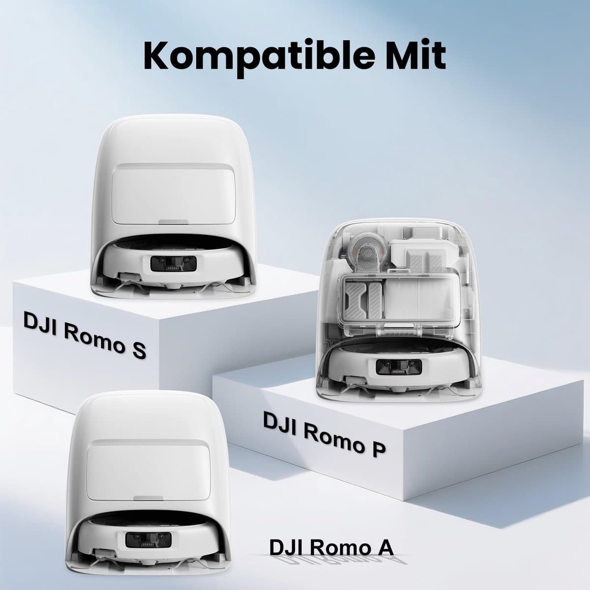 Dailygoods- Stofzakken Antibacterieel 8 Stuks - Accessoires voor DJI Romo P/S/A - Reservezak Basisstation - Premium Kwaliteit - Lange Levensduur - Stofzuigerzakken — afbeelding 1