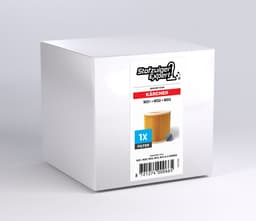 1x Filter geschikt voor KÄRCHER WD1, WD2, WD3, MV2 en MV3 stofzuigers - F6 Klasse Cilinder filter / Lamellenfilter ontworpen en geschikt voor Karcher stofzuigers — thumbnail 2